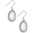 ラッキーブランド レディース ピアス＆イヤリング アクセサリー Silver-Tone Imitation Pearl Oval Drop Earrings Silver