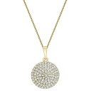 bvh C u fB[X lbNXE`[J[Ey_ggbv ANZT[ Diamond Circle Pendant Necklace (1/2 ct. t.w.) in 14k Gold, 16