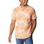 ӥ   ȥåץ Men's Rapid Rivers Printed Short Sleeve Shirt Desert Orange D