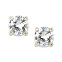 ANC fB[X sAXCO ANZT[ 8MM CRYSTAL STUD EARRINGS Silver