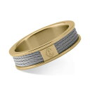 シャリオール レディース リング アクセサリー Women's Forever Two-Tone PVD Stainless Steel Cable Ring Two-Tone