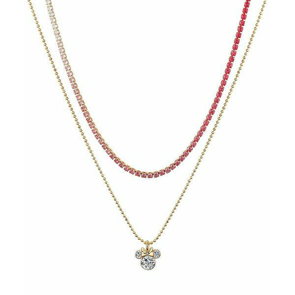 fBYj[ fB[X lbNXE`[J[Ey_ggbv ANZT[ Crystal Minnie Mouse Layered Necklace Gold