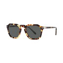 ペルソル レディース サングラス＆アイウェア アクセサリー Unisex Sunglasses, PO3292S 50 Tabacco Virginia