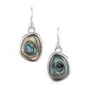 o[X fB[X sAXCO ANZT[ Women's Lush Sterling Silver and Abalone Shell Drop Earrings Abalone