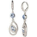 ジバンシー レディース ピアス＆イヤリング アクセサリー Pavé & Marquise-Cut Crystal Drop Earrings Blue