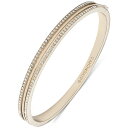 ジバンシー レディース ブレスレット・バングル・アンクレット アクセサリー Pavé Crystal Double-Row Bangle Bracelet Gold