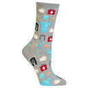 ■ブランド Hot Sox (ホットソックス)■商品名 Women's Medical-Professionals Theme Crew Socks■こちらの商品は米国・ヨーロッパからお取り寄せ商品となりますので、 お届けまで10日〜2週間前後お時間頂いております。 ■各ブランド・商品・デザインによって大きな差異がある場合がございます。 ■あくまで平均的なサイズ表ですので、「参考」としてご利用ください。 ■店内全品【送料無料】です！（※沖縄・離島は別途送料3,300円がかかります）