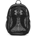 アンダーアーマー メンズ バックパック・リュックサック バッグ Under Armour Hustle Mesh Backpack Black