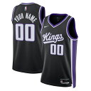 ナイキ メンズ ユニフォーム トップス Sacramento Kings Nike Unisex Swingman Custom Jersey Icon Edition Black
