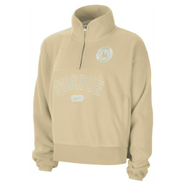 ʥ ǥ 㥱åȡ֥륾  Purdue Boilermakers Nike Women's Fly Fleece QuarterZip Jacket Gold