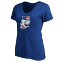 ファナティクス レディース Tシャツ トップス Purdue Boilermakers Fanatics Branded Women 039 s Banner State VNeck TShirt Royal