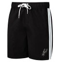 J[oNX Y n[tV[c {gX San Antonio Spurs GIII Sports by Carl Banks Sand Beach Volley Swim Shorts Black/Gray