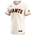 ナイキ メンズ ユニフォーム トップス Mike Yastrzemski San Francisco Giants Nike Home Elite Player Jersey Cream