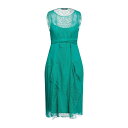 【送料無料】 アルベルタ フェレッティ レディース ワンピース トップス Midi dresses Emerald green