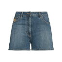 【送料無料】 モスキーノ レディース デニムパンツ ボトムス Denim shorts Blue