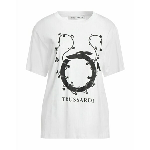 【送料無料】 トラサルディ レディース Tシャツ トップス T-shirts White