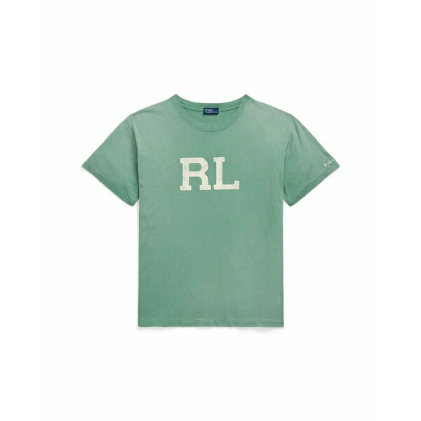 【送料無料】 ラルフローレン レディース Tシャツ トップス T-shirts Sage green