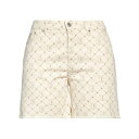 【送料無料】 トラサルディ レディース デニムパンツ ボトムス Denim shorts Ivory