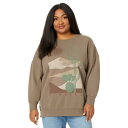 オニール レディース パーカー・スウェットシャツ アウター Choice Oversized Sweatshirt Deep Taupe