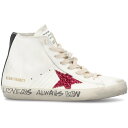 Golden Goose ゴールデングース レディース スニーカー 【Golden Goose Francy】 サイズ EU_37 White Red (Women 039 s)