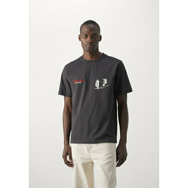 フィリングピース メンズ Tシャツ トップス UNITED BY NATURE - Print T-shirt - pavement
