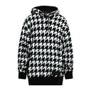 【送料無料】 バルマン メンズ パーカー・スウェットシャツ アウター Sweatshirts Black