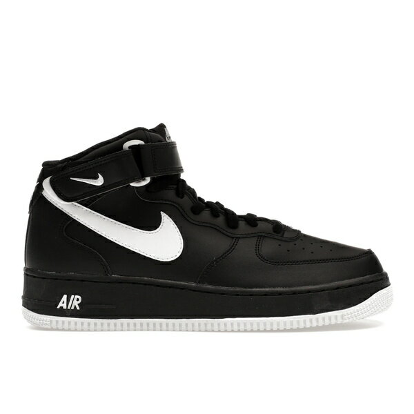 Nike ナイキ メンズ スニーカー 【Nike Air Force 1 Mid '07 Black White Sole】 サイズ US_7(25.0cm) Black/White-Black
