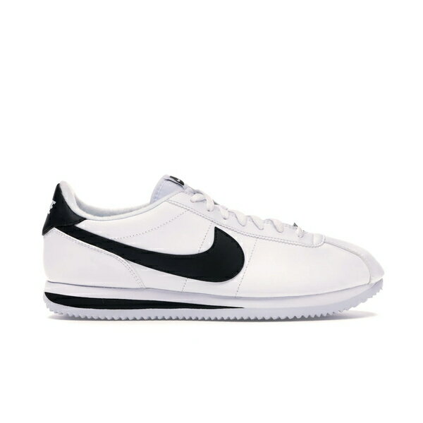 Nike ナイキ メンズ スニーカー 【Nike Cortez Basic Leather White Black (2017)】 サイズ US_11.5(29.5cm) White/Metallic Silver-Black