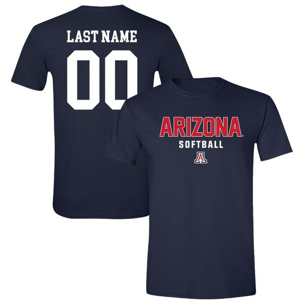 アスリートスレッド メンズ Tシャツ トップス Arizona Wildcats Unisex NIL PickAPlayer Softball Shirsey TShirt Navy