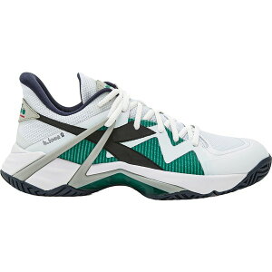 ǥɥ  ƥ˥ ݡ Diodora Men's B.Icon 2 AG Tennis Shoes White/Black/Blue