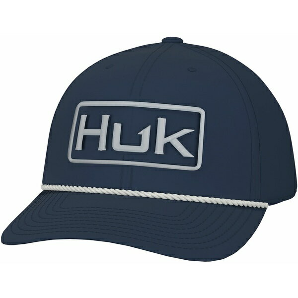 フック メンズ 帽子 アクセサリー Huk Men's Captain Rope Trucker Hat Sargasso Sea