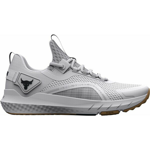 アンダーアーマー メンズ フィットネス スポーツ Under Armour Men's Project Rock BSR 3 Shoes White/Grey/Black