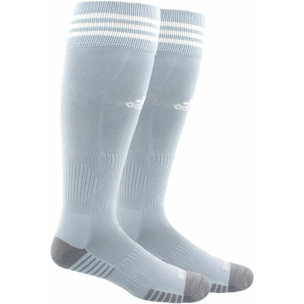 アディダス メンズ 靴下 アンダーウェア adidas Copa Zone Cushion IV Soccer OTC Socks Team Light Grey/White