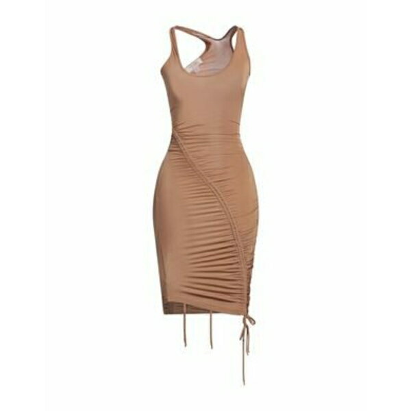 【送料無料】 マトリエル レディース ワンピース トップス Mini dresses Beige