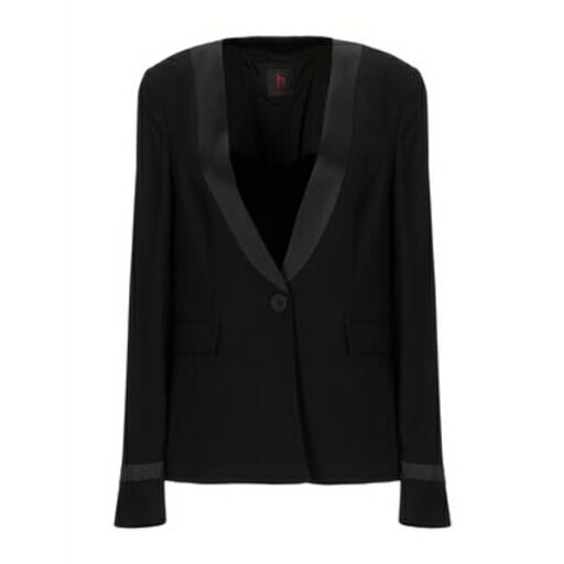 【送料無料】 ハニタ レディース ジャケット&ブルゾン アウター Blazers Black 【送料無料】 ハニタ レディース ジャケット&ブルゾン アウター Blazers Black