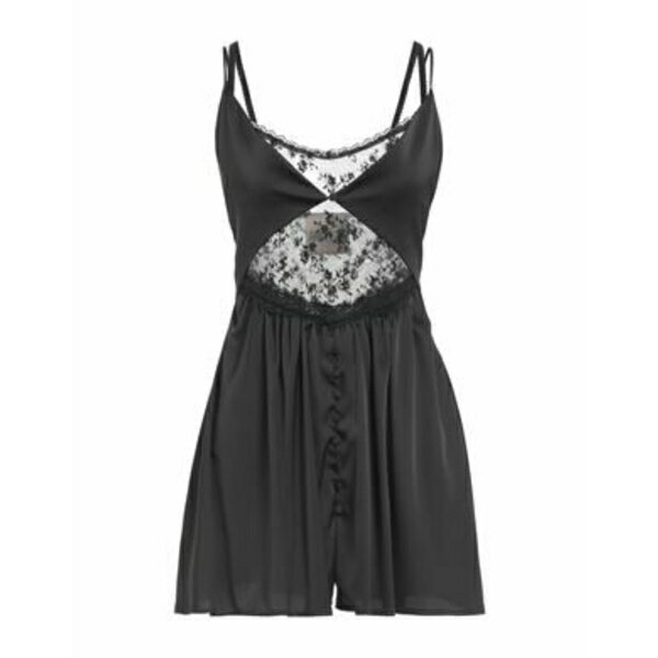 【送料無料】 アニエバイ レディース ワンピース トップス Mini dresses Black