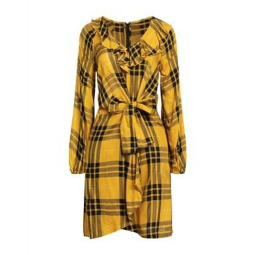 【送料無料】 ガウド レディース ワンピース トップス Midi dresses Yellow 【送料無料】 ガウド レディース ワンピース トップス Midi dresses Yellow