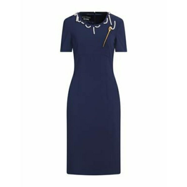 【送料無料】 モスキーノ レディース ワンピース トップス Midi dresses Blue