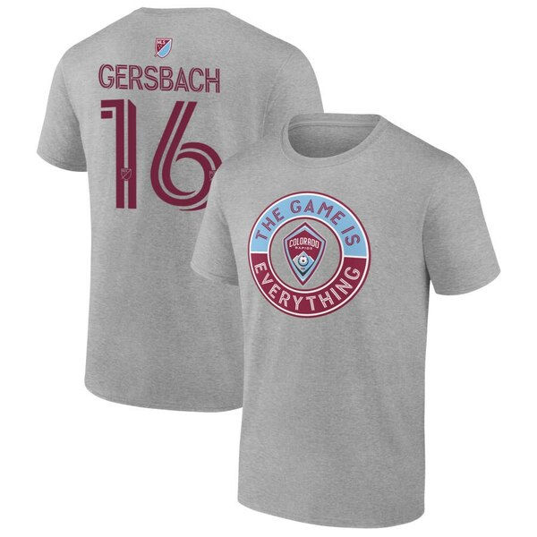 楽天astyファナティクス メンズ Tシャツ トップス Colorado Rapids Fanatics Branded The Game Is Everything Personalized Any Name & Number TShirt Heather Gray