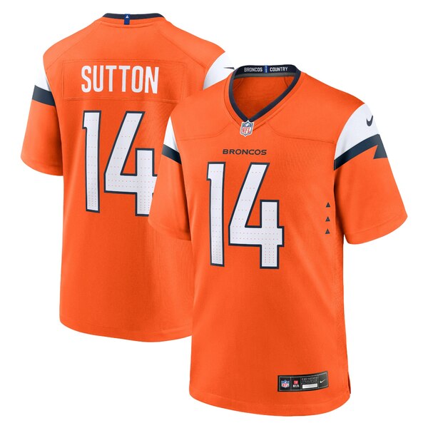 楽天astyナイキ メンズ ユニフォーム トップス Courtland Sutton Denver Broncos Nike Game Jersey Orange