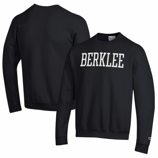 楽天astyチャンピオン メンズ パーカー・スウェットシャツ アウター Berklee College of Music Champion Eco Powerblend Crewneck Sweatshirt Black