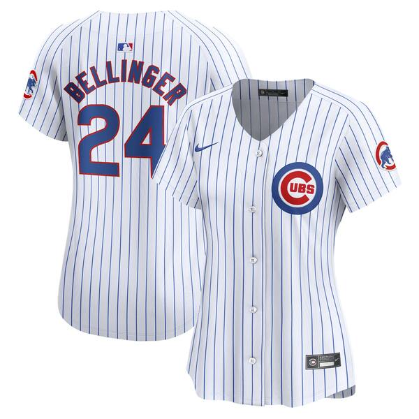 ナイキ レディース ユニフォーム トップス Cody Bellinger Chicago Cubs Nike Women's Home Limited Player Jersey White