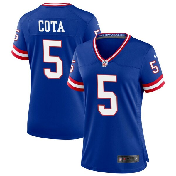 楽天astyナイキ レディース ユニフォーム トップス New York Giants Nike Women's Classic Custom Game Jersey Royal