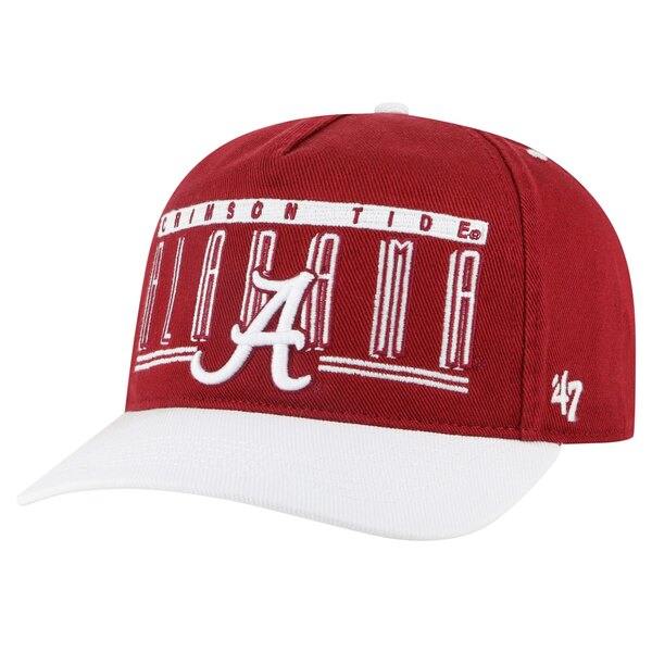 楽天astyフォーティーセブン メンズ 帽子 アクセサリー Alabama Crimson Tide '47 Double Header Hitch Adjustable Hat Crimson