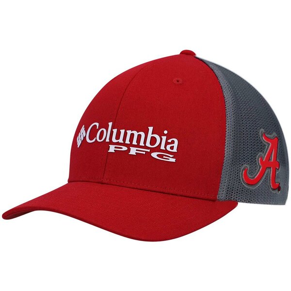 楽天astyコロンビア メンズ 帽子 アクセサリー Alabama Crimson Tide Columbia PFG Snapback Adjustable Hat Crimson