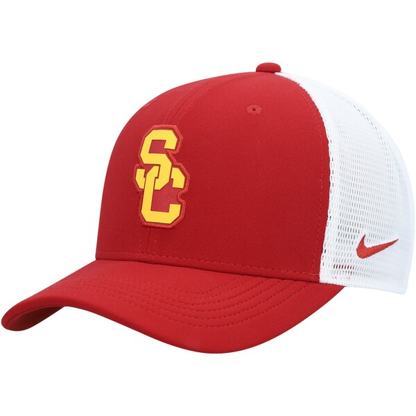 ナイキ メンズ 帽子 アクセサリー USC Trojans Nike Classic99 Trucker Adjustable Hat Crimson