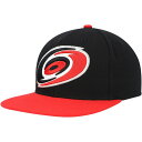 ミッチェル＆ネス ミッチェル&ネス メンズ 帽子 アクセサリー Carolina Hurricanes Mitchell & Ness Core Team Ground 2.0 Snapback Hat Black