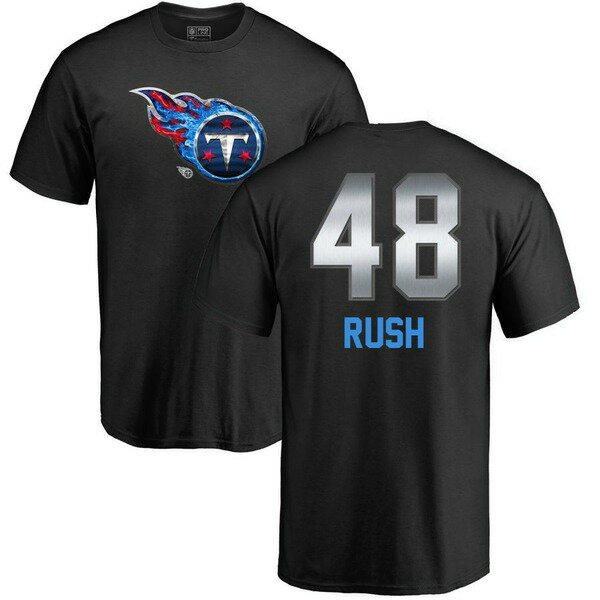 եʥƥ  T ȥåץ Tennessee Titans NFL Pro Line by Fanatics Branded Personalized Midnight Mascot TShirt Black