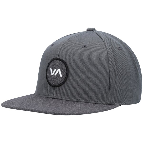 롼  ˹ ꡼ RVCA VA Patch Adjustable Snapback Hat Graphite