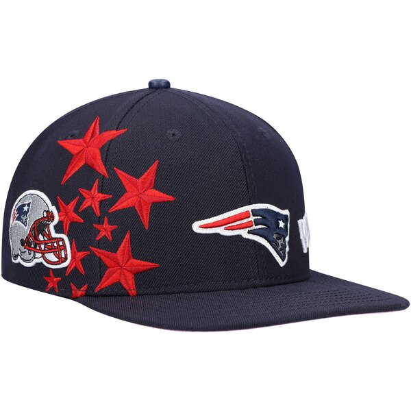 vX^_[h Y Xq ANZT[ New England Patriots Pro Standard Stars Snapback Hat Navy